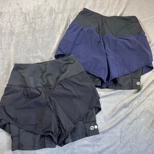 BELEAF flyleaf compression 2" Women's Running shorts 2 pair XS